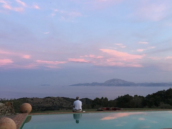 Garden, pool, sea, views